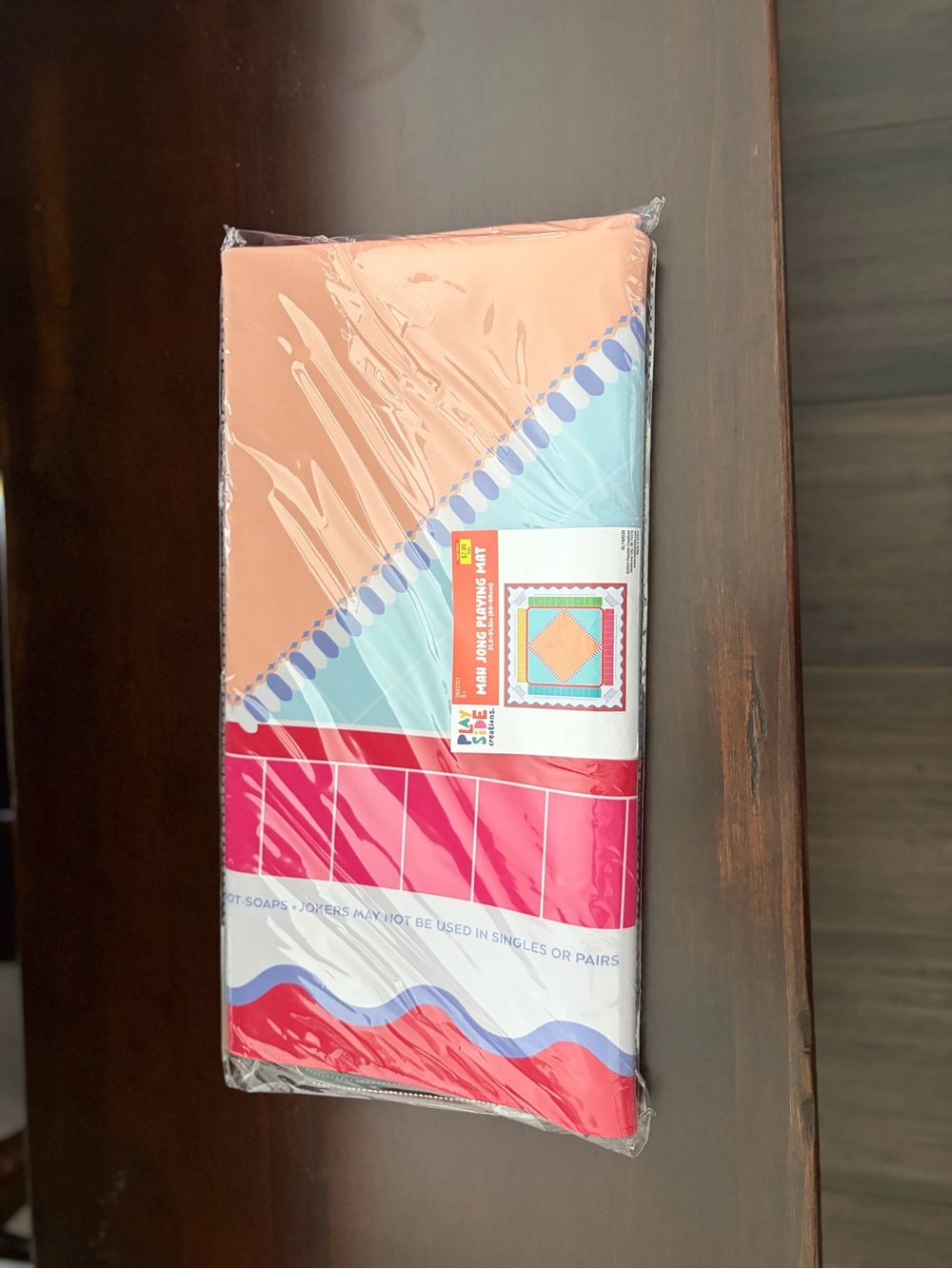 MAHJONG MAT Hobby Lobby Mahjong Mat in Peach, Light Blue, Pink.